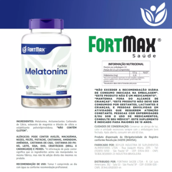Fortmax Melatonina 0,21mcg 60cps - Image 3